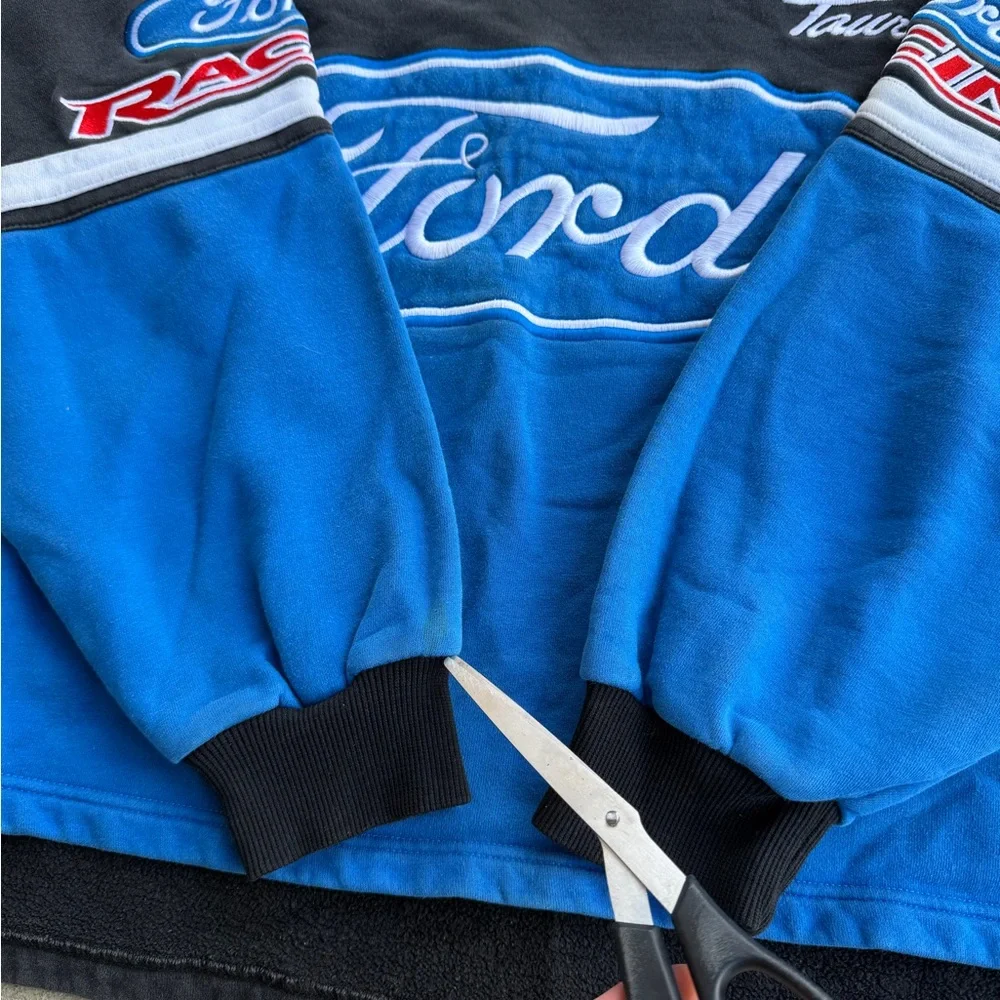 Vintage Racing Champions Apparel Ford Racing NASCAR Sweatshirt Boxy Size L/XL - Picture 10 of 11